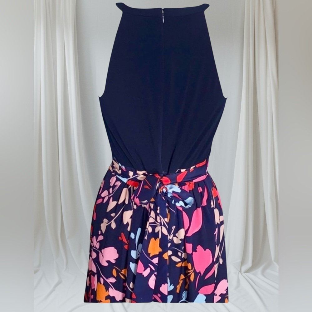 VINCE CAMUTO Maxi Dress | Navy Floral | Size 8 |NEW with Tags - Picture 3 of 7